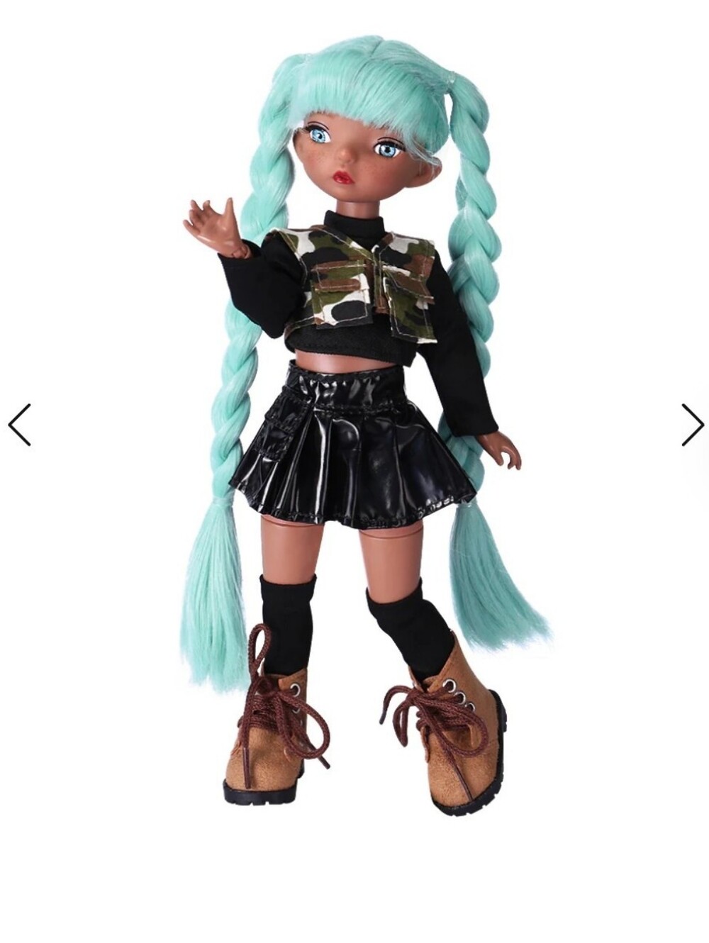 Queban BJD Girls Fashion Dress Up Party Night Cool Girl 9" Doll Ruffian Handsome